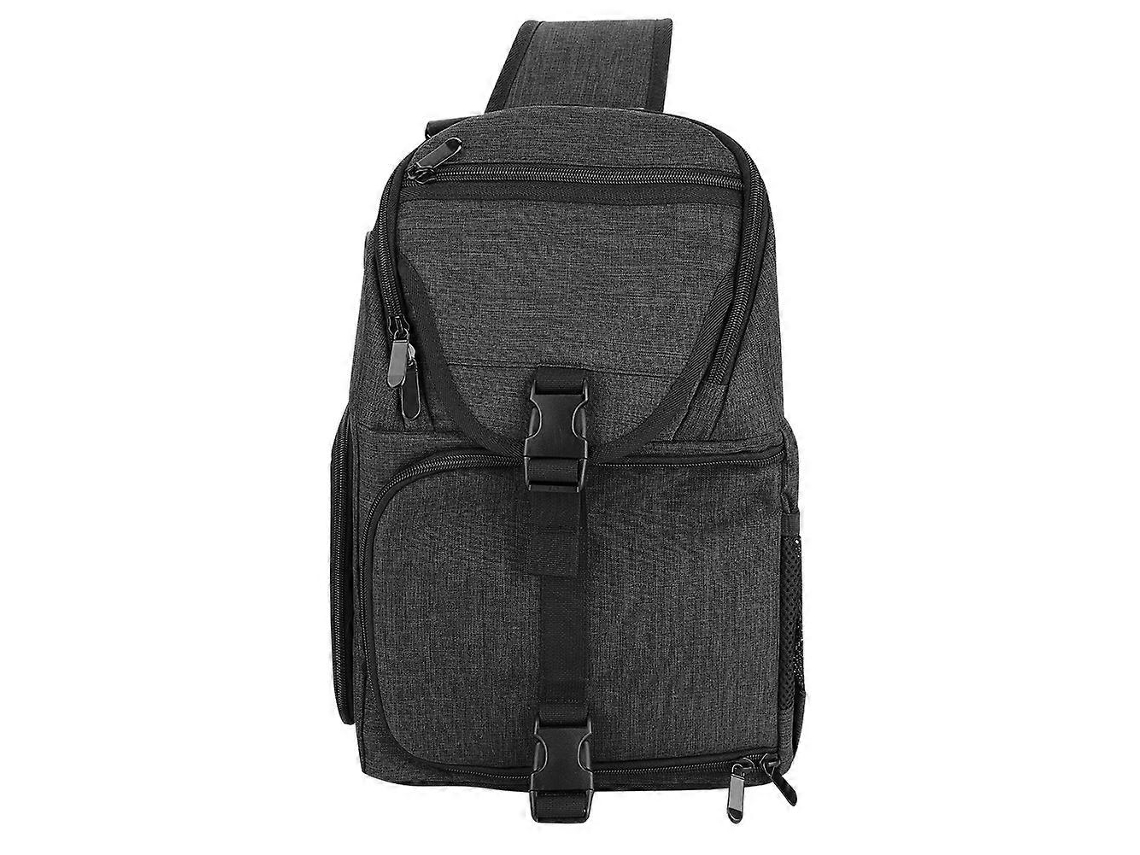 Bolso Saisiyiky para cámara digital, resistente al agua y al desgaste, de un solo hombro (negro)