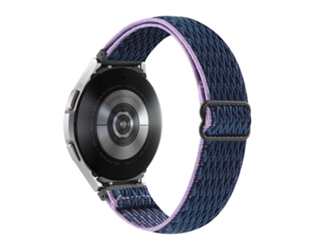 Correa de nailon bucle solo elástico para Samsung Galaxy Watch 4 40mm 44mm/Watch 4 Classic 42mm/Watch 5 40mm 44mm/Watch 5 Pro 45mm - azul índigo