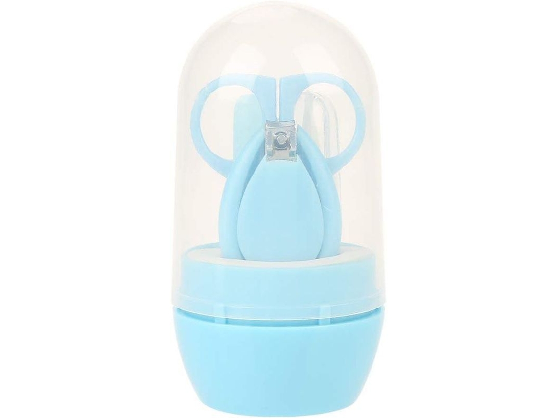 Kit De Cuidado De Uñas Para Bebés - Agenda Práctica - Tijeras Y Cortaúñas (azul)