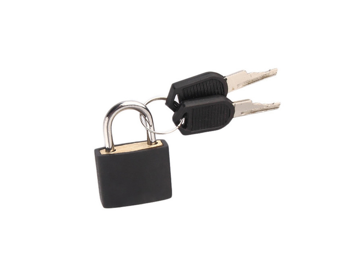 Candado de combinación para equipaje, antirrobo con núcleo de cobre, apto para mochilas, maletas y armarios (negro)