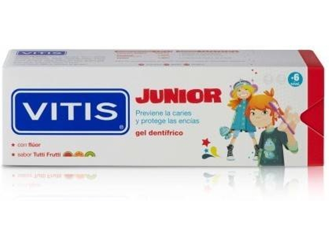 Pasta de dientes VITIS Junior Tutti Frutti Flavor (75 ml)