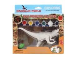Rebe-modelo De Dinossauro De Simulação Diy Para Pintar Ovos De Dinossauro Brinquedo Presente Para Crianças Carnotaurus