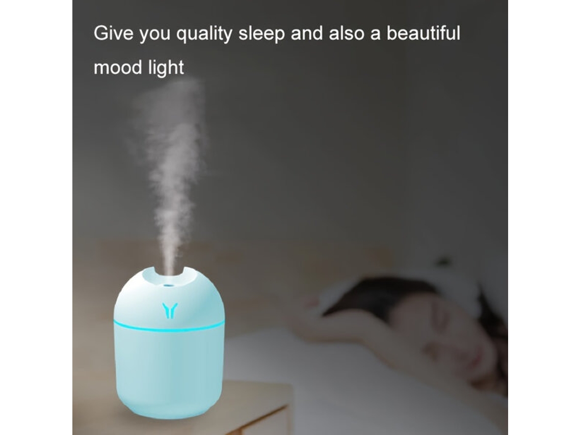 Humidificador USB colorido de 250 ml con luz LED Pickifyvayotoy