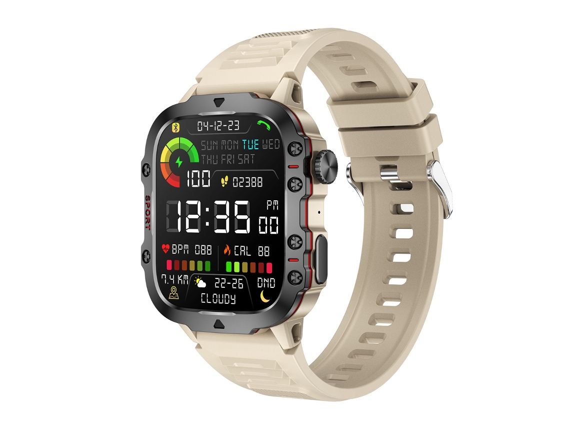 Reloj Inteligente Masculino Actividades al Aire Libre, Fitness, Monitor Cardíaco/Sueño NEVEANCE
