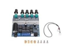 Placa Amplificadora Subwoofer 2.1 Alto Poder Hifi Controle De Graves E Agudos Módulo Digital