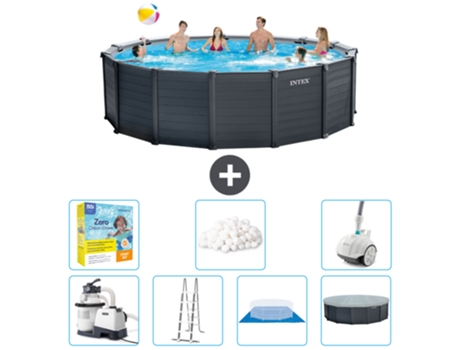 Piscina Tubular INTEX 26384GS-CB51 (16805 L - 478x124cm)