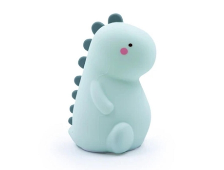 Lámpara LED de dinosaurio de dibujos animados, lámpara de noche de silicona, grifo, luz que cambia de Color, recargable por USB, A1 Lámpara led