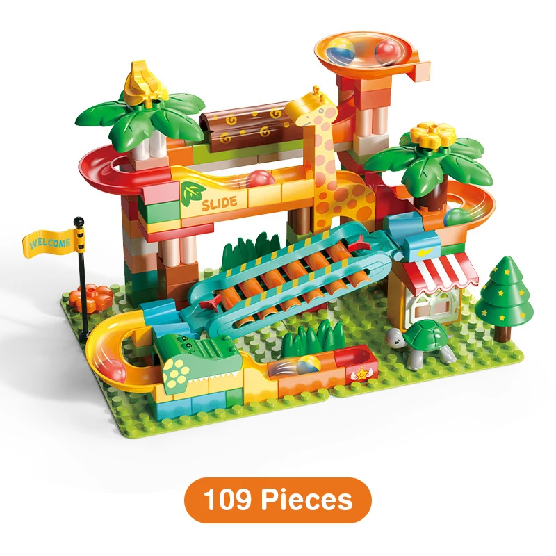 Bloques De Construcción Creativos Para Pistas De Pinball, Juego Educativo De Montaje Diy, Regalo Para Niños