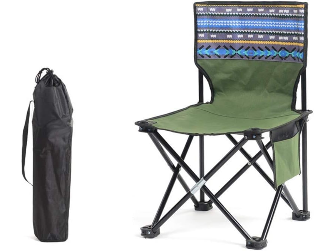 Mini Silla Plegable, De Camping Acero Resistente Duradera Aire Libre