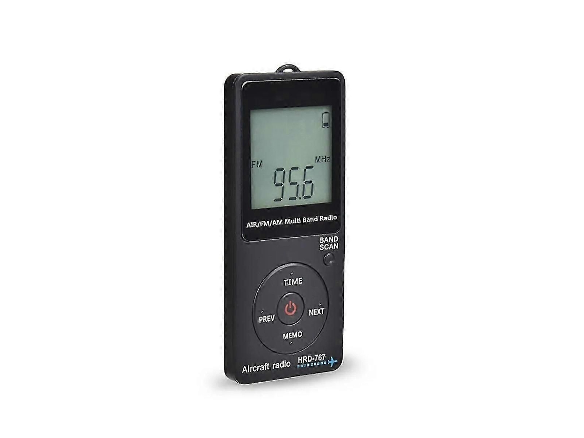 Receptor de radio de banda aeronáutica GOKOCO, 767 FM/AM/AR con auriculares