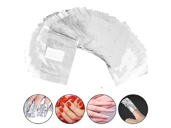 Tiras Removedoras De Esmalte De Uñas En Gel Con Papel De Aluminio Y Bastoncillos De Algodón Desechables Para Uso Profesional Y Doméstico, 500/1000 Unidades