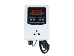 Controlador De Temperatura Digital Inteligente De 1500 W Para Invernadero Con Pantalla Lcd, Enchufe Europeo De 220 V.