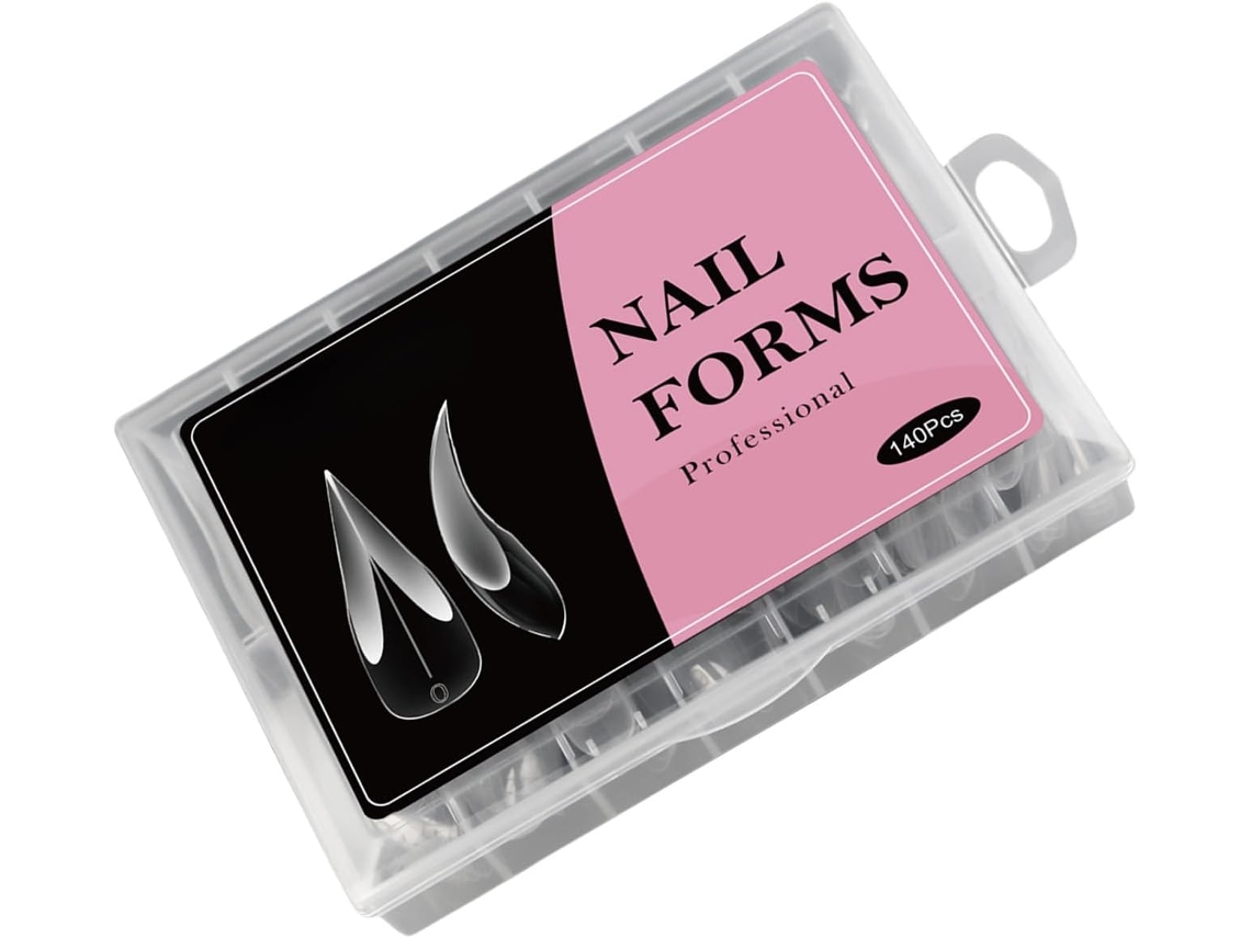 Moldes de uñas calibrados de ABS de SFUSHOS para extensiones de gel.