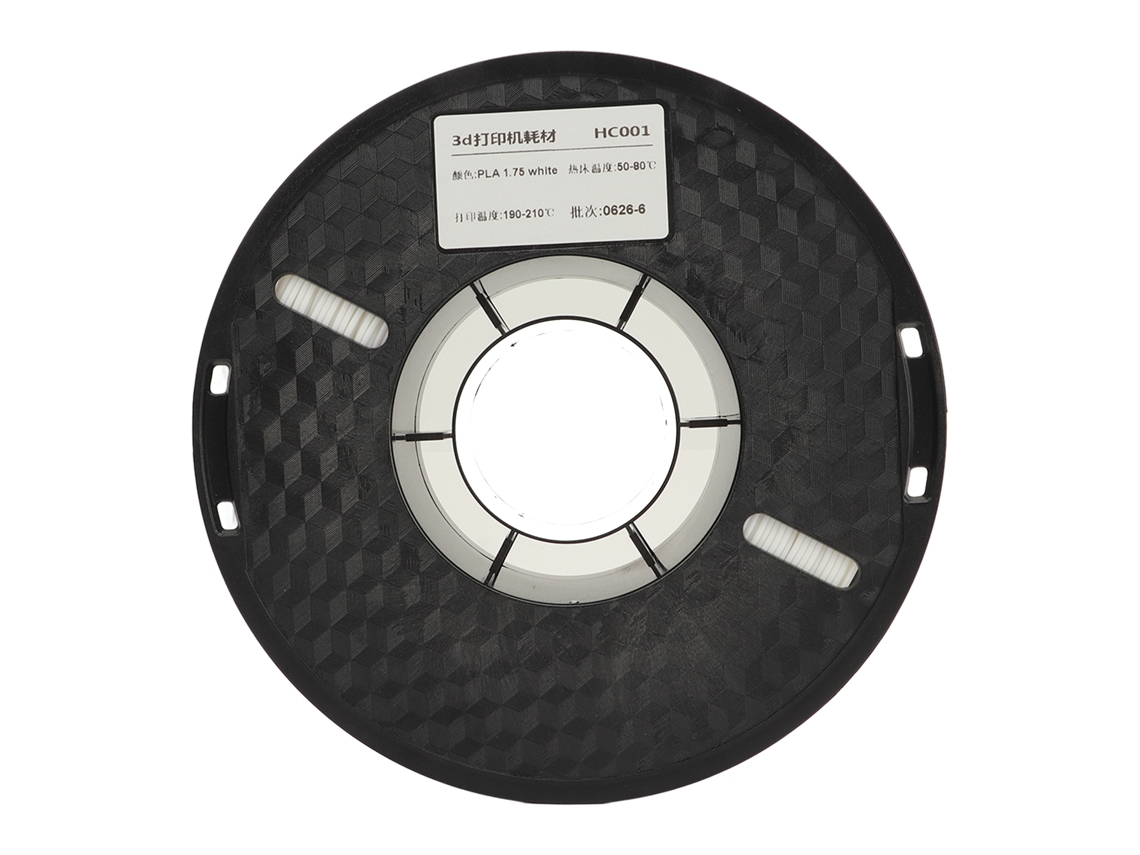 Filamento Pla De 1,75 Mm Para Impresora 3d Fdm, 340 M, Fuerte Adhesión, Color Blanco Sedoso.