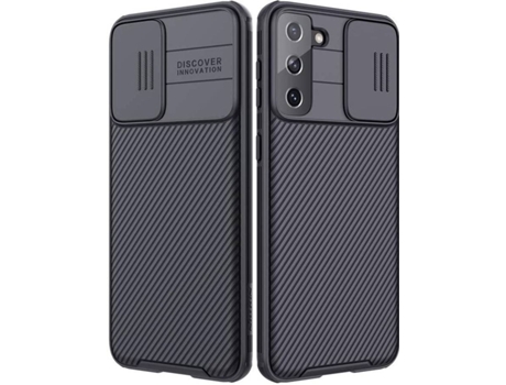 Funda para Samsung Galaxy S21 PHONESHIELD Camshield Nillkin Negro