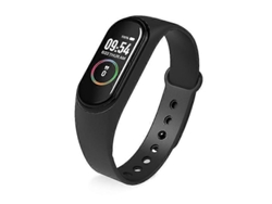 Reloj inteligente M4 con monitor de ritmo cardíaco y presión arterial, pulsera de fitness, tienda Jinyubo