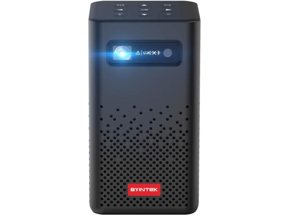 Byintek P20 Mini Proyector Portátil Wi-Fi Bluetooth Led Dlp Con Batería Recargable