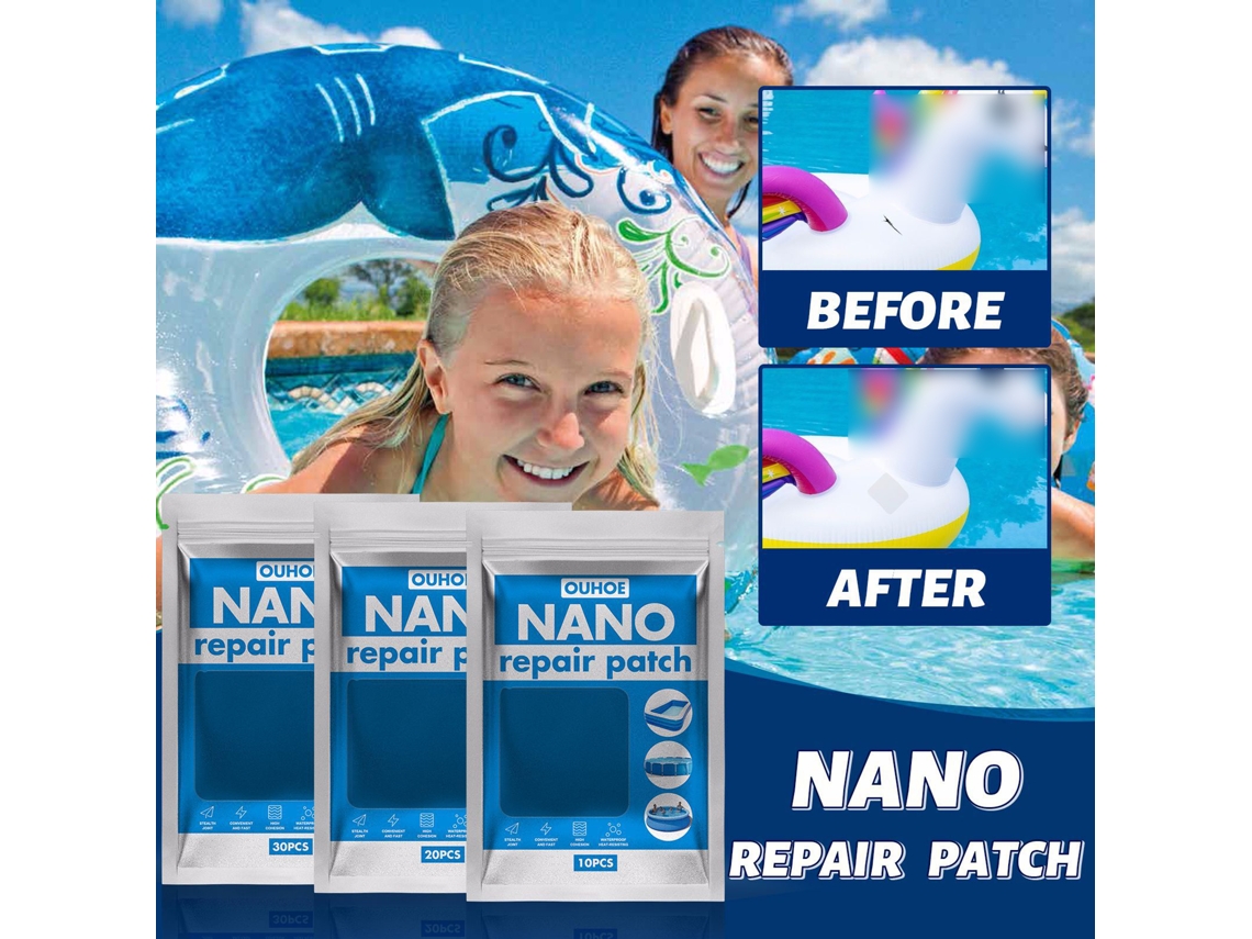 Adhesivo reparador para anillos flotantes de piscina impermeables Ouhoe