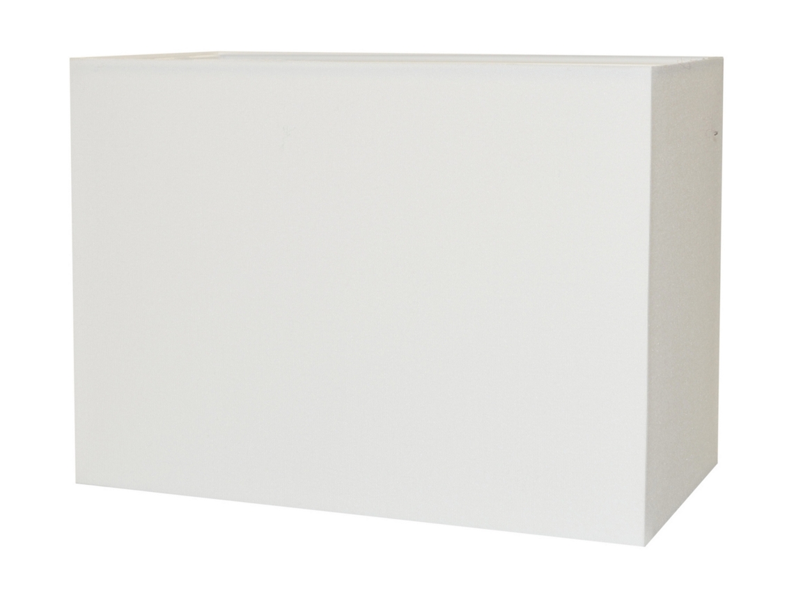 Lámpara de mesa rectangular D47 blanca Corep