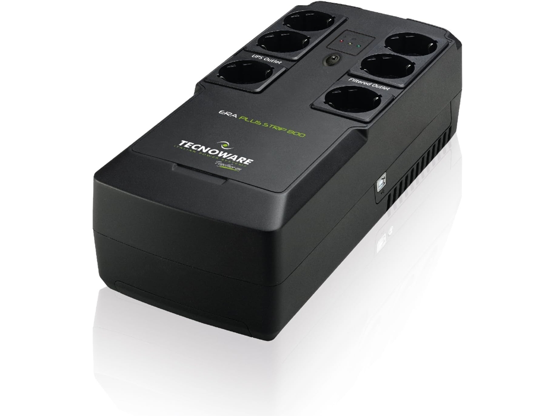 Ups Era Plus Strip 800 Tecnoware, Protección Apagones Pc, Módem, Autonomía 40 Min Pc-120 Min Módem