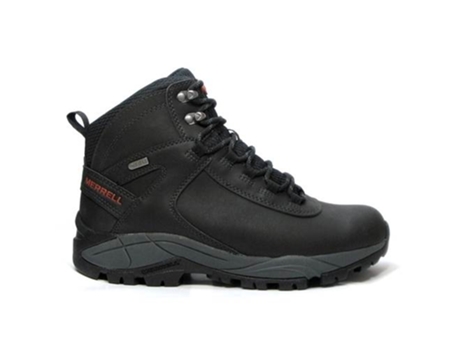 Botas MERRELL Vego Mid Leather Waterproof Hombre (Negro - Cuero Natural -44)