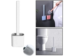 Cepillo De Baño De Silicona Nuevo De 2025 Con Soporte De Secado Rápido, Para Montaje En Pared (blanco)