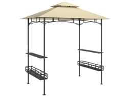 Quiosco Para Barbacoa Impermeable De 240 Cm De Color Beige Para Fuego