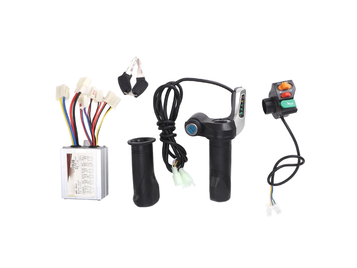 2026-kit De Modificación Para Bicicleta Eléctrica Con Controlador De Motor 48v 500w, Mando De Aceleración Y Pantalla Puntiaguda 48v
