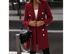 2026-chaqueta Abrigo Para Mujer De Manga Larga Casual Invierno Caliente Cardigan De Tela Gruesa Poliéster Algodón