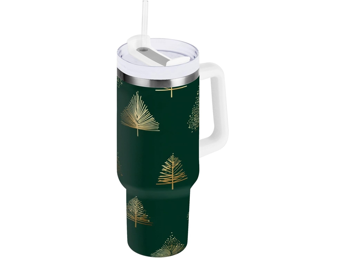 Árbol Navidad Vaso Botella Taza Acero Inoxidable - Vaso Térmico Portátil