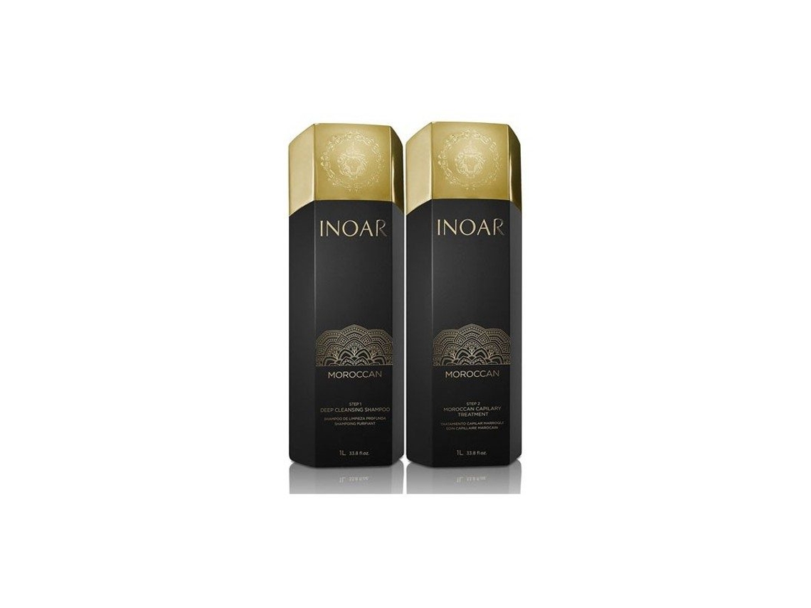 Pack Alisado Inoar Tratamiento Marroquí 2x1l