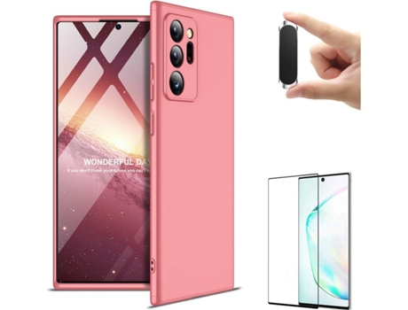 Carcasa, Protector y Soporte Samsung Note 20 Ultra Slim armor 360º Rosa