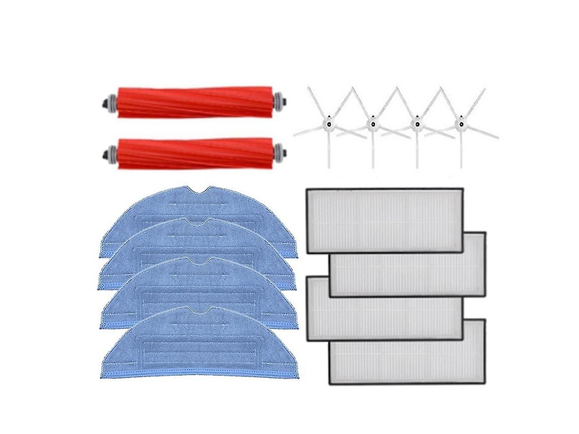 Filtro HEPA, cepillo principal, paño de fregado, cepillo lateral. Compatible con Xiaomi Roborock S7 T7.