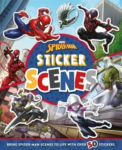 Libro Marvel Spider-Man Sticker Scenes de Marvel Entertainment International Ltd (Inglés)