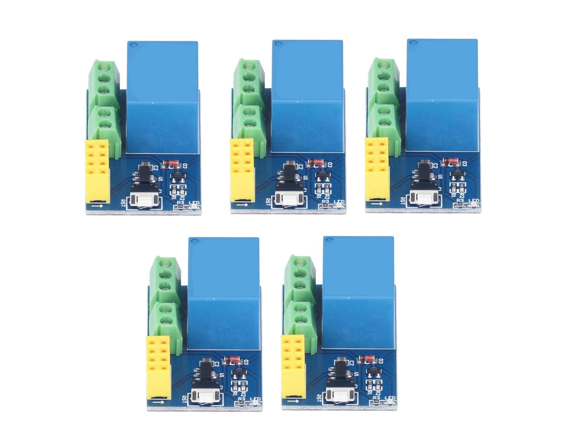 Yncm2026-5pcs Módulo Relé Wifi Placa Pcb Interruptor Inteligente Control Por App Móvil Diy 5v Dc