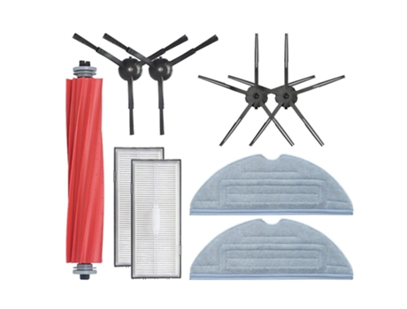 Peças para kit roborock g10s escova lateral principal filtro hepa pano esfregão