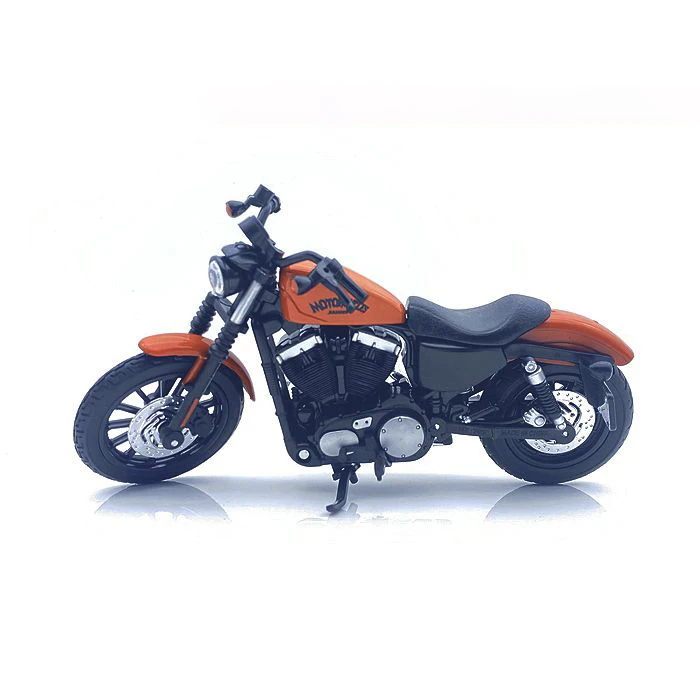 (laranja) Miniatura De Motocicleta Em Liga Metálica Na Escala 1:12 - Colecionável