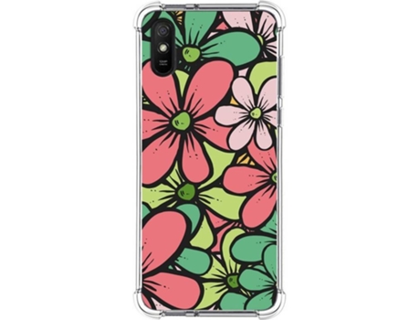 Carcasa Xiaomi Redmi 9A TUMUNDOSMARTPHONE Dibujos Antigolpes Flores 02 Multicolor