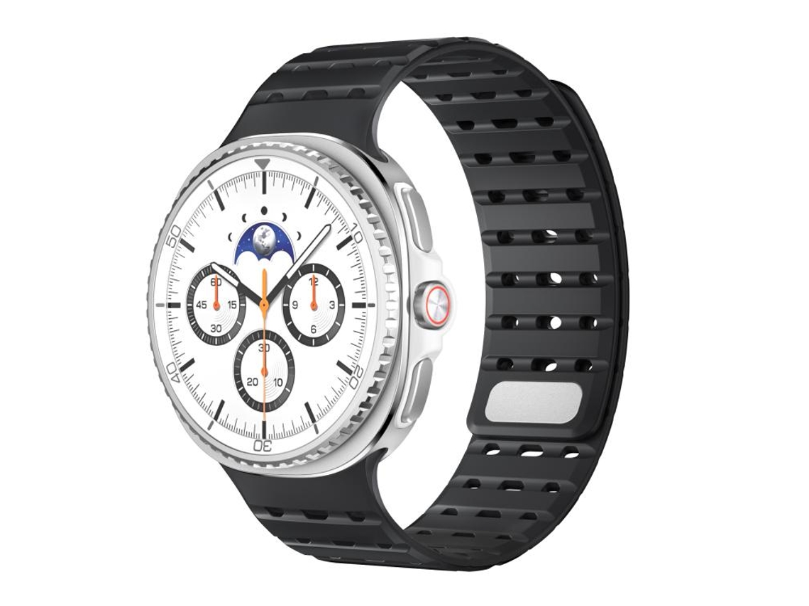 Pulsera de silicona transpirable magnética SFWINL para Samsung Galaxy Watch 8/8 Classic