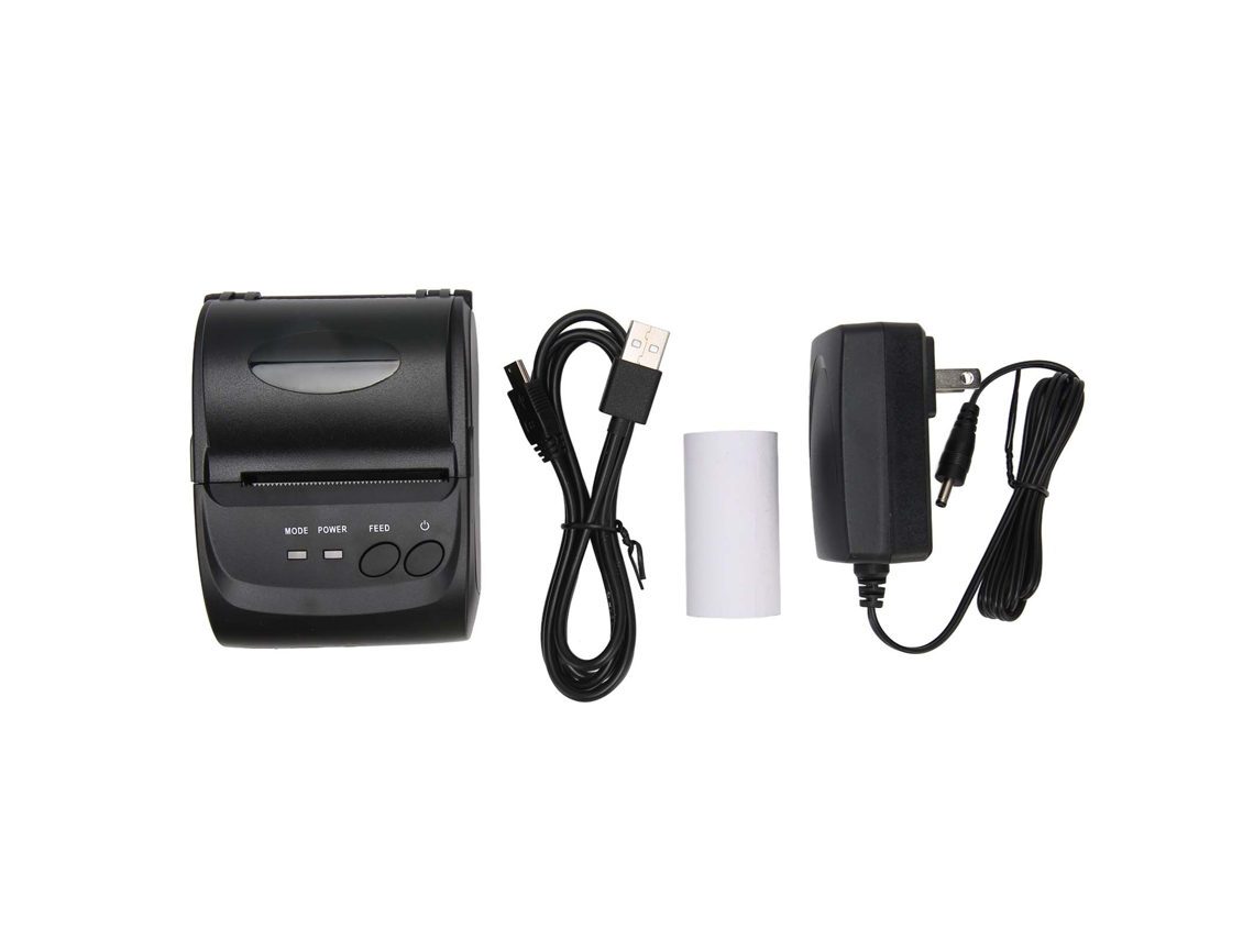Impressora Térmica (conexão Bluetooth 4.0, Bateria De 1500mah)