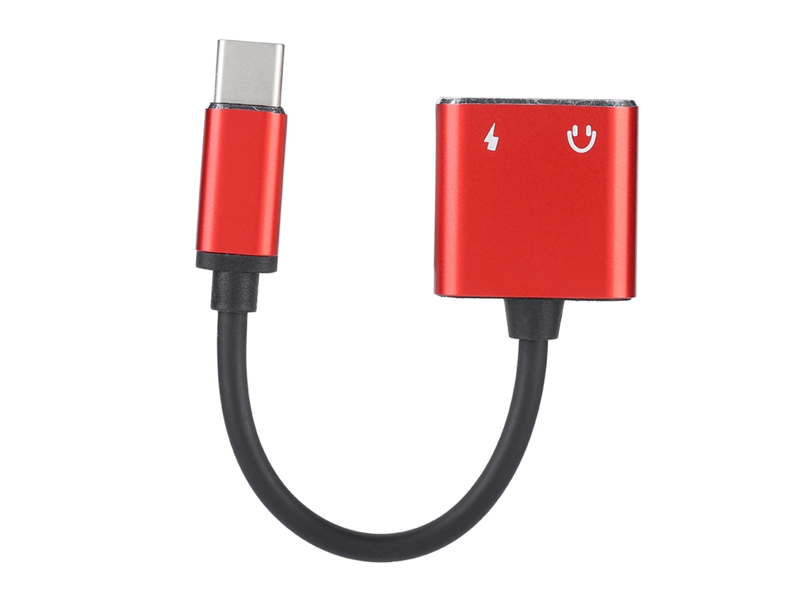 Adaptador De Audio 2 En 1 Usb-c A 3,5 Mm, Convertidor De Auriculares, Carga Rápida, Compatible Con Xiaomi Mate P20 V20 V30