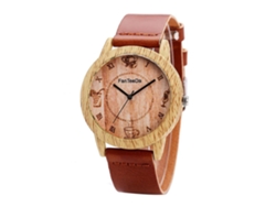 Reloj Casual Moderno Para Hombre Con Correa De Piel Sintética Y Movimiento De Cuarzo Negro.