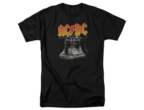 Camiseta ROCKINSTONE de adulto AC/DC Hell's Bells (XXL)