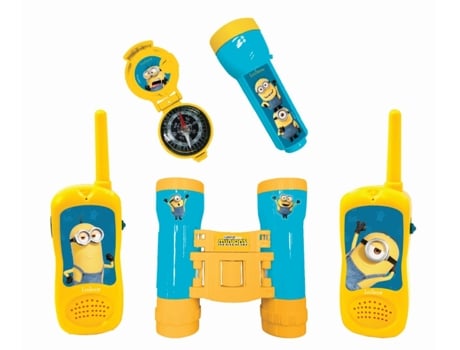 Coche LEXIBOOK Minions Set Linterna Compás Azul/Amarillo Rptw12Des (Edad Mínima Recomendada: 3 años)