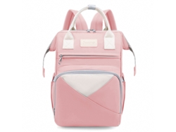 Mochila De Maternidad Czhhmart Ligera Y Espaciosa Para Paseos Rosa