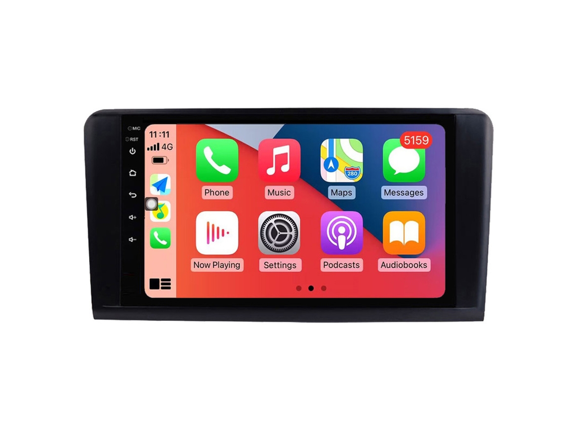 Coche Radio Android Auto Autoradio 8GB RAM 128G ROM CarPlay Navegación GPS Pantalla Táctil RoverOne para Mercedes Benz ML GL ML350 GL320 X164 2005 - 2009 