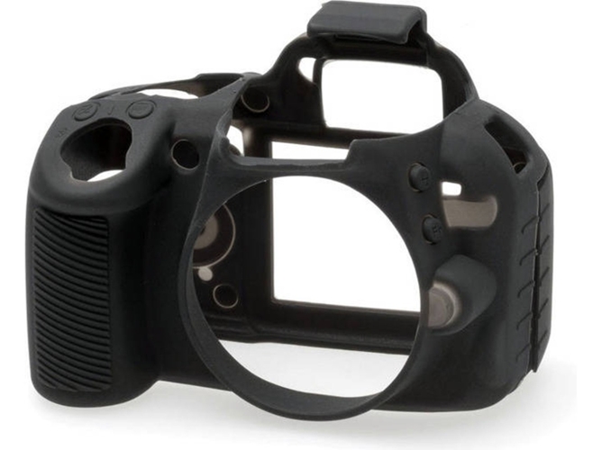 Funda silicona EASYCOVER Nikon D3100 Negro
