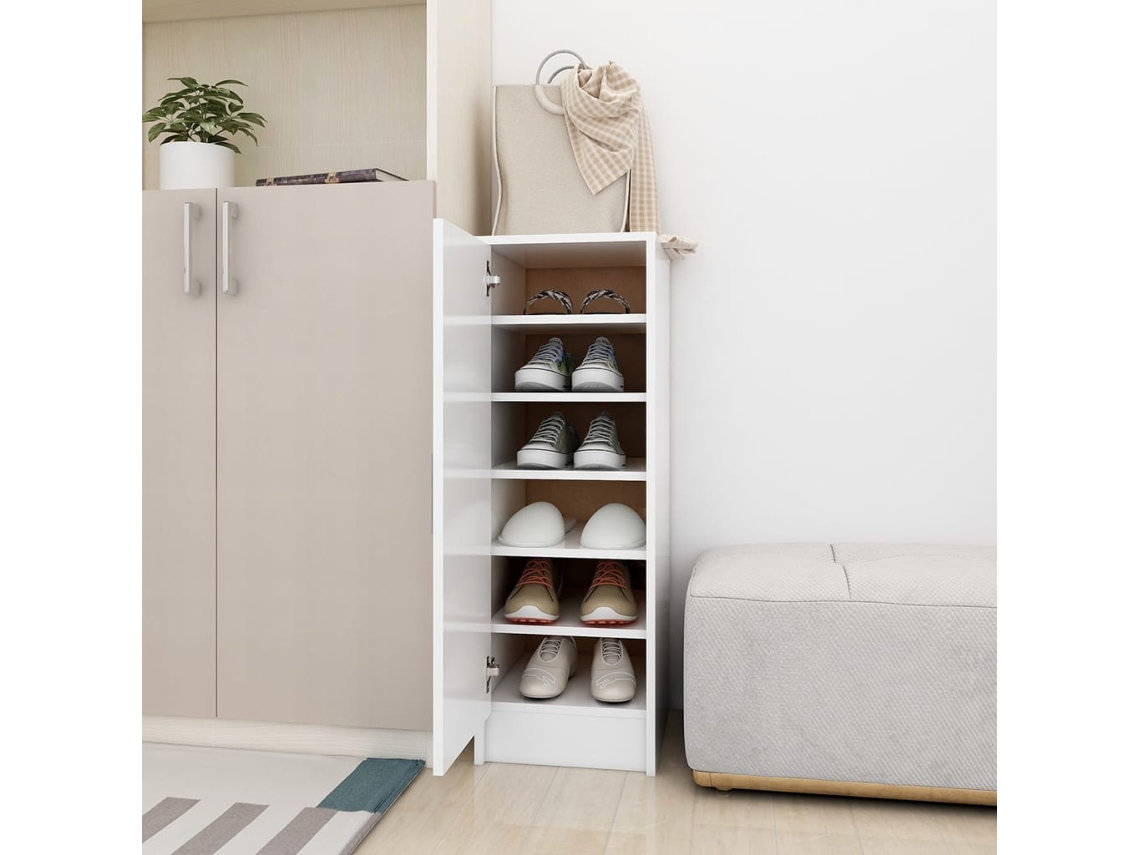 Zapatero LOVELY HOME en Contrachapado Blanco (32X35X92 cm)
