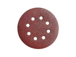 Lija Recambio Velcro Disco Ø 125 Mm. Con Agujeros Grano 180 (10 Piezas)
