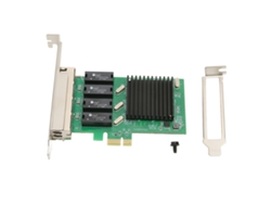Tarjeta De Red Pcie Nic Con 4 Puertos Rj45 Adaptador De Lan Ethernet Pci Express